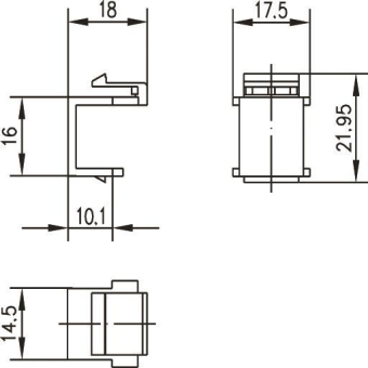 TG Blindstopfen, schwarz für H00030A0008 