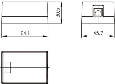 TG Modul-Aufnahme 1-fach Ap  H02000A0064 