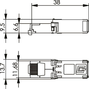 TEGA STX RJ45 Steckereinsatz J80026A0002 
