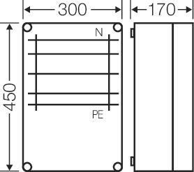 HENS Mi-Sammelschienengehäuse     MI6352 