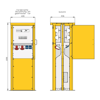 Walther Energiesäule Edelstahl  84381016 
