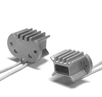 Vossloh Fassung G9 5 Alu grau     990612 