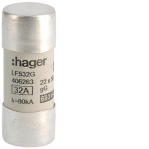 Hager Sicherungseinsatz 22x58mm   LF532G 