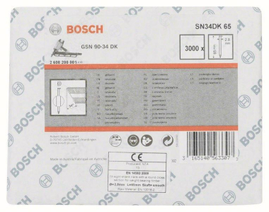 Bosch 2608200001 D-Kopf  D-KOPF NAGEL 34 