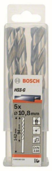 Bosch 5Metallbohrer HSS-G DIN 2608585528 