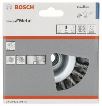 Bosch Kegelbürste gezopfter   2608622058 