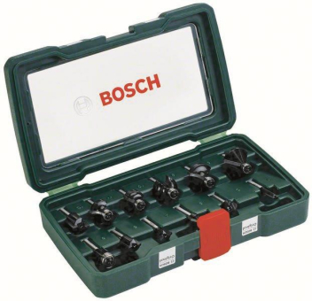 Bosch Fräser-Set-HM 12tlg     2607019465 