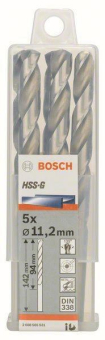 Bosch 5Metallbohrer HSS-G DIN 2608585531 