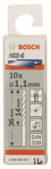 Bosch 10Metallbohrer HSS-G    2608585467 