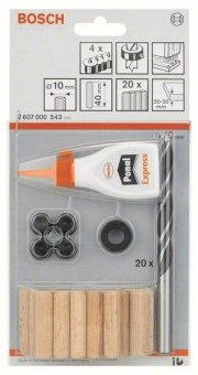 Bosch Holzdübel-Set 27tlg     2607000543 