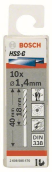 Bosch 10Metallbohrer HSS-G    2608585470 