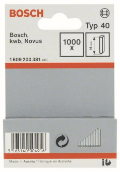 Bosch Stift Typ 40 16mm       1609200381 