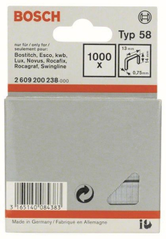Bosch Feindrahtklammer Typ 58 2609200238 