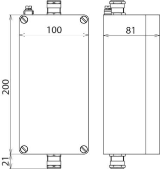 DEHN Alu-Gehäuse IP65             ALGA 5 