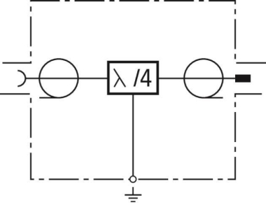DEHN Blitzstrom-/Übersp.-  DGA L4 7 16 S 