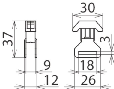 Dehn Anschlussklemme    AK 35 SN 18X3 GG 