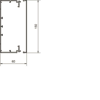 Hager Leitungsführungskanal LF6015009016 