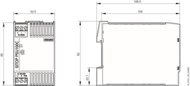 Siemens 6EP13325BA10 SITOP PSU100C 24/ 