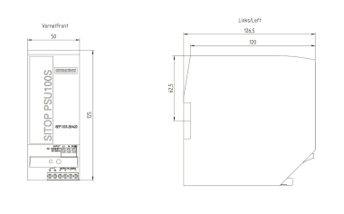 Siemens 6EP13332BA20 SITOP PSU100S 24V/ 