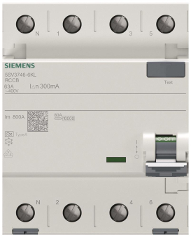 Siemens FI-Schalter 4x63A     5SV37466KL 