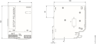 Siemens 6EP15363AA00 SITOP PSU400M 20A 