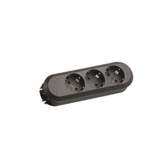 Bachmann Tischsteckdose 3xSchuko 385.170 