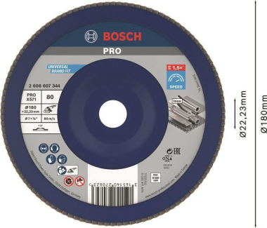 Bosch Fächerschleifscheibe    2608607344 