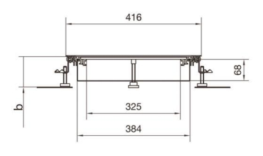 Hager Bodenkanal estrichbündig BKW400080 