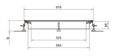 Hager Bodenkanal estrichbündig BKW600090 