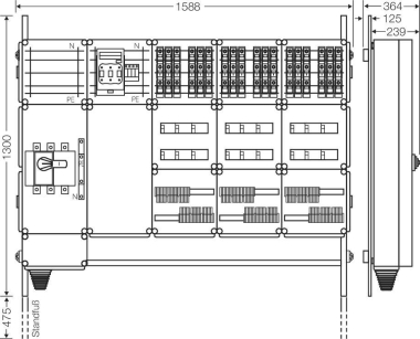 Hensel Ladeverteiler f. Mi EV 11kW 18101 