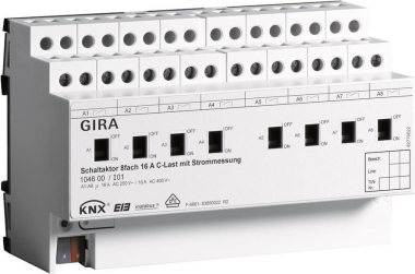 GIRA 104600 Schaltaktor 8fach 16A 