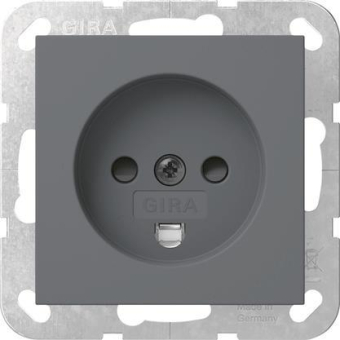 GIRA 442228 Steckdose Dänisch m.Shutter 