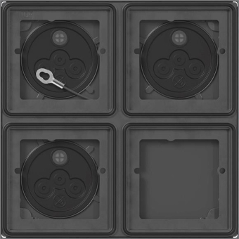 GIRA 5508910 AP-Gehäuse 2x2fach 