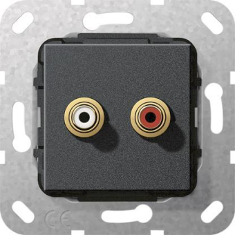 GIRA 563210 Cinch-Audio Lötanschluss 