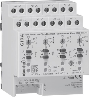 GIRA 543500 eNet Funk Schalt-/Tastaktor 