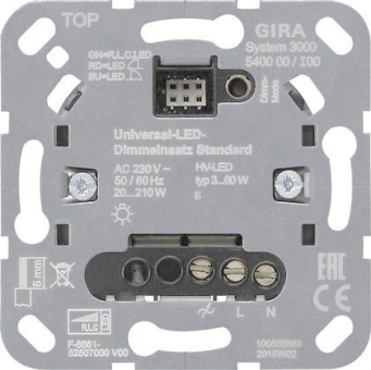 GIRA 540000 S3000 Uni-LED-Dimmeinsatz 