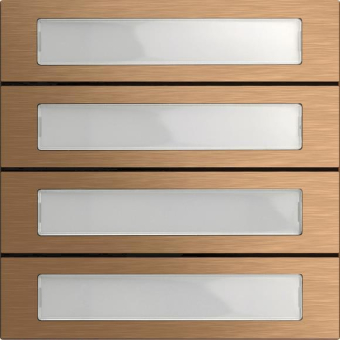 GIRA 5534921 Ruftastenmodul 4fach 