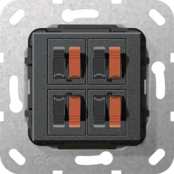 GIRA 569410 Lautsprecheranschluss 4fach 