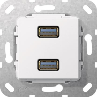 GIRA 568503 USB 3.0A 2fach Kabelpeitsche 