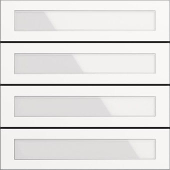 GIRA 5534902 Ruftastenmodul 4fach 