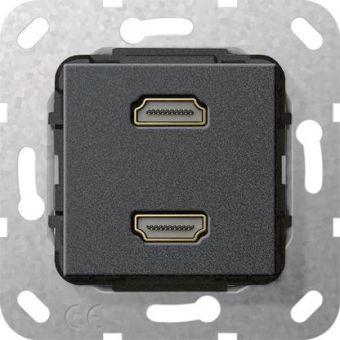 GIRA 567110 HDMI 2fach Kupplung Einsatz 