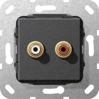 GIRA 563110 Cinch-Audio Kupplung Einsatz 