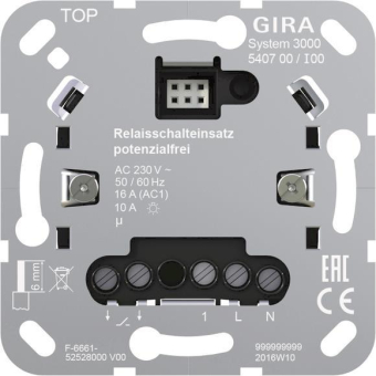 GIRA 540700 S3000 Relaisschalteinsatz 