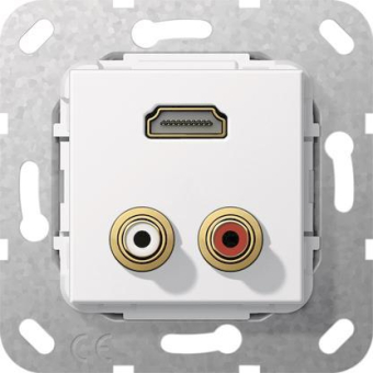 GIRA 567303 Cinch-Audio HDMI Kupplung 