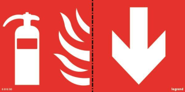 Legrand 661690 Piktogramm Feuerlöscher 