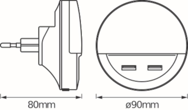 Ledvance LUNETTA LED White 