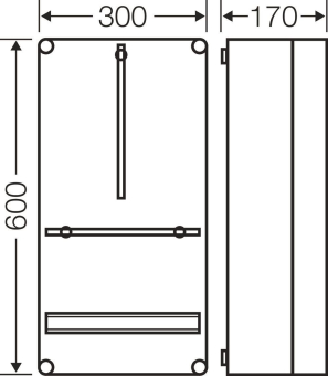 HENS Zählergehäuse                MI2400 