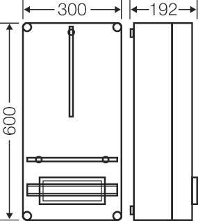 HENS Mi-Zählergehäuse             MI2420 