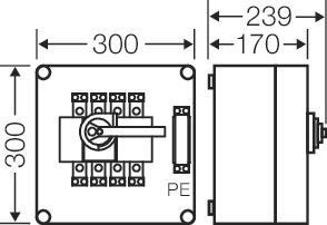 HENS Mi-Lastschaltergehäuse Mi   Mi 7257 