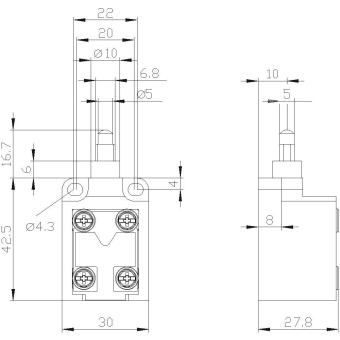 Siemens 3SE52500CC05 SIRIUS Pos.Schalter 